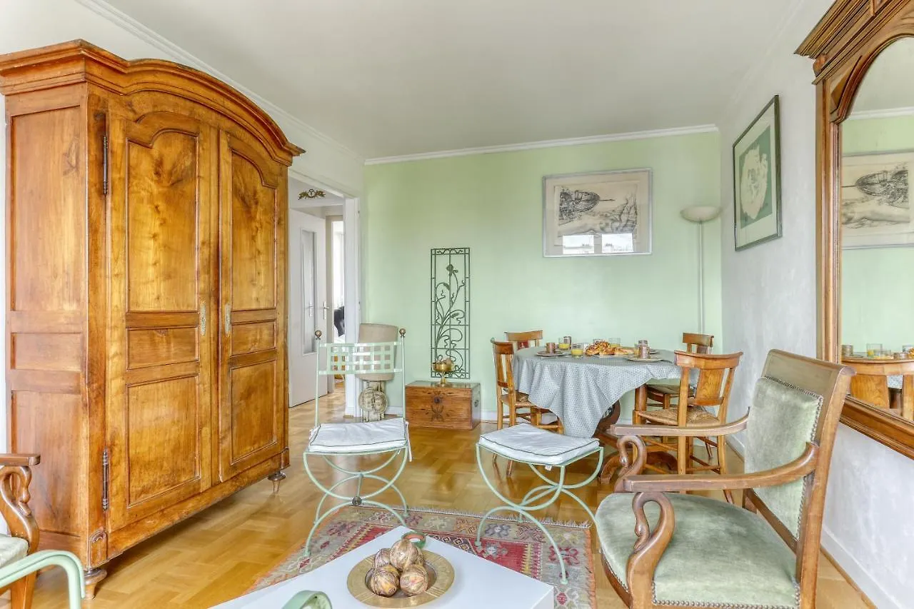Large And Bright 2 Bdrs Flat With View - Paris 20 Appartement